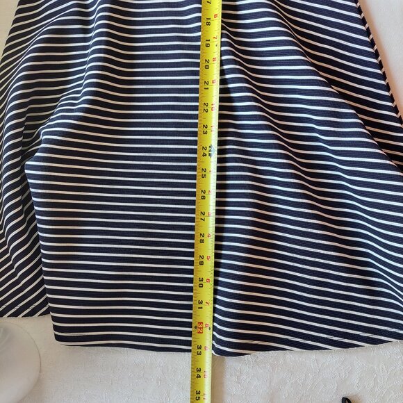 4 Ever Free Black/White Striped Flare Fit Stretchy Mini Dress, Girls 16/W XS - Picture 7 of 8